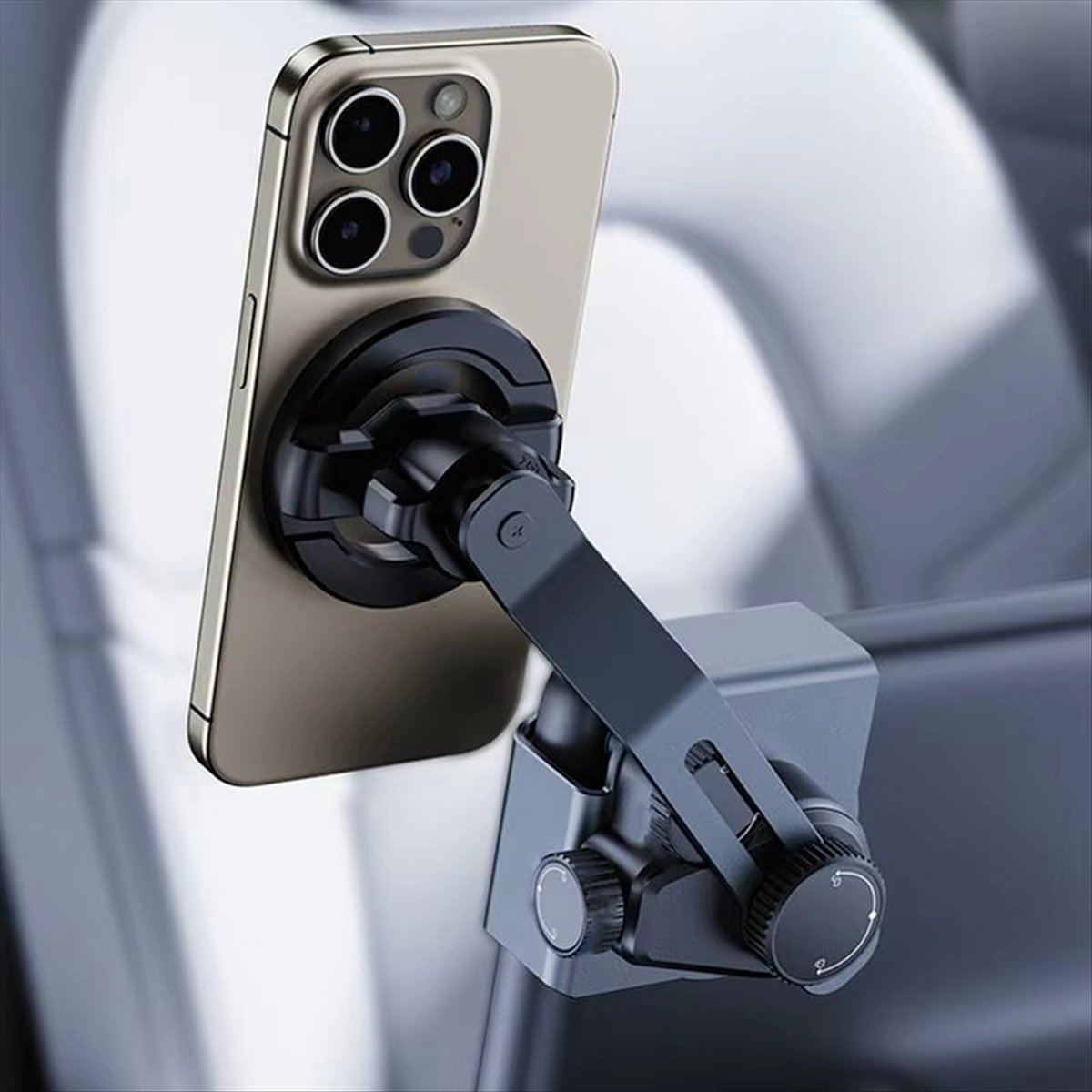 Car Phone Holder Magnetic - Ayarlanabilir Araç Telefonu Yuvası Dash Standı