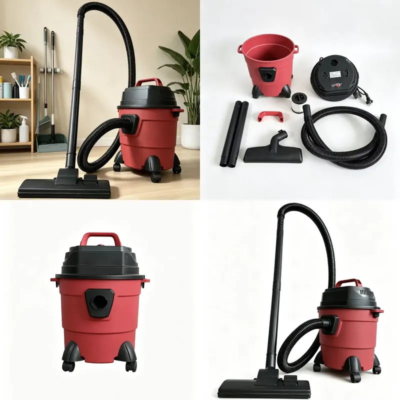 Car Vacuum Cleaner - 15L 1200W Yıkama Temizleme Makinesi Halı