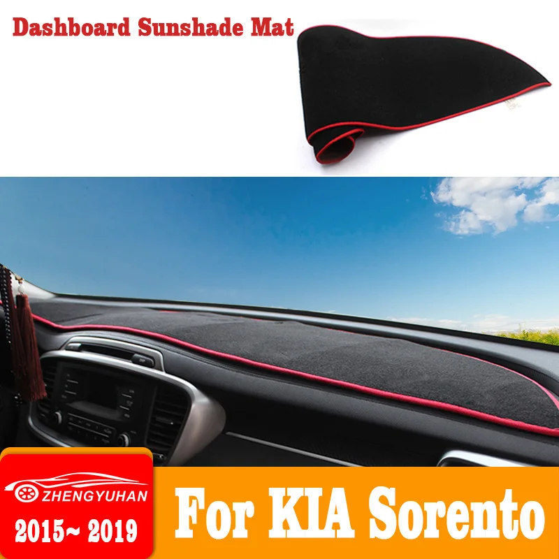 Car Anti-Slip Dashboard Mat - Kia Sorento 2015 ~ 2024 için
