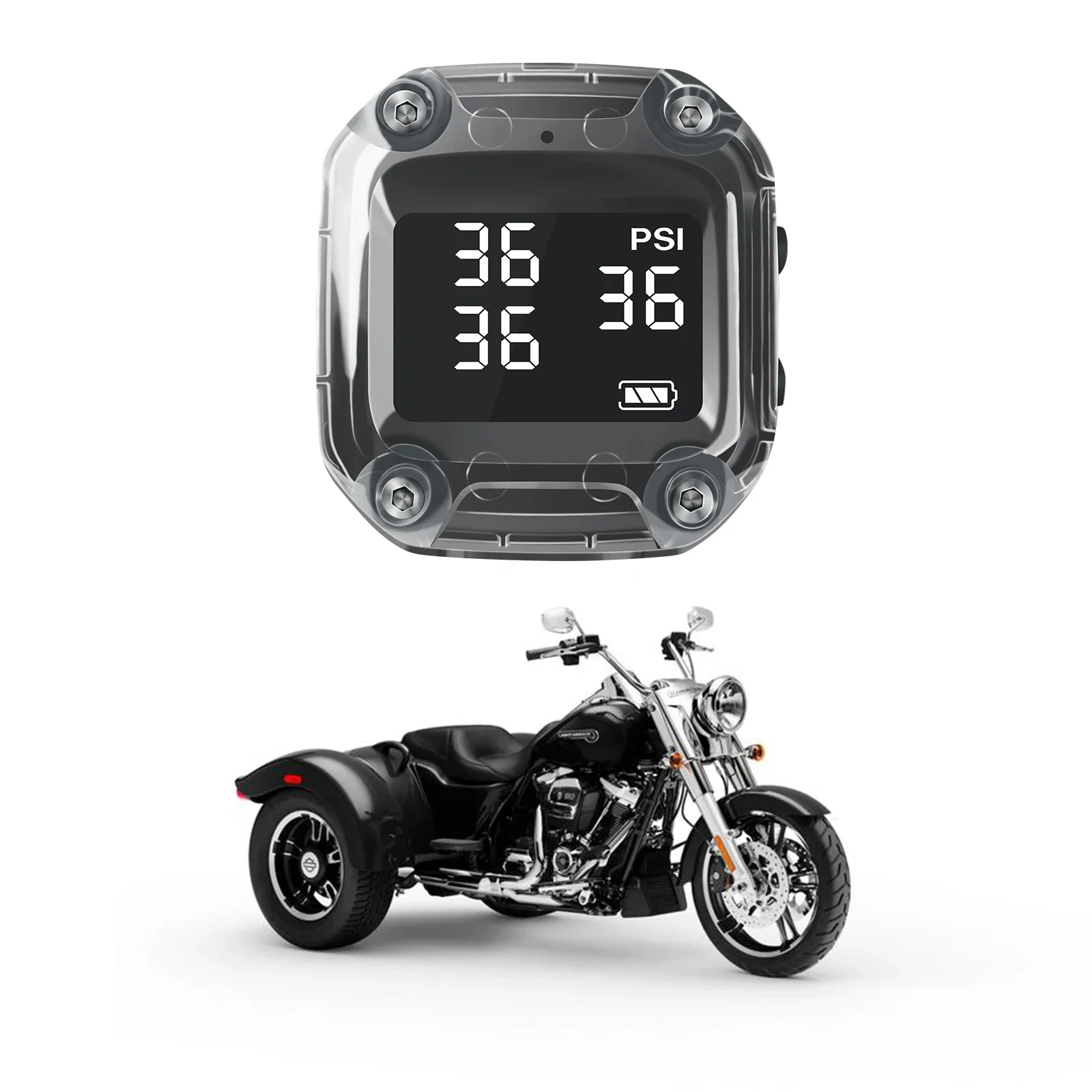 Tire Pressure Monitor - Motosiklet kablosuz lastik basınç izleme sistemi