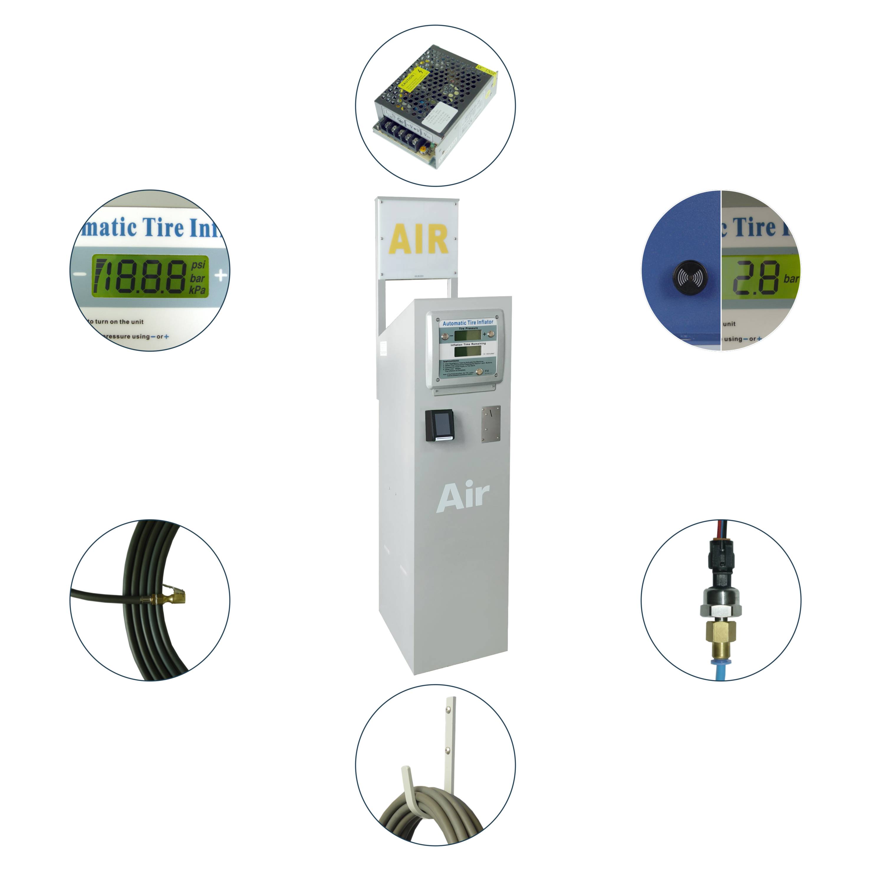 IP66 Su Geçirmez Çift Silindir - Tire Pressure Monitor incelemesi ve fiyatı