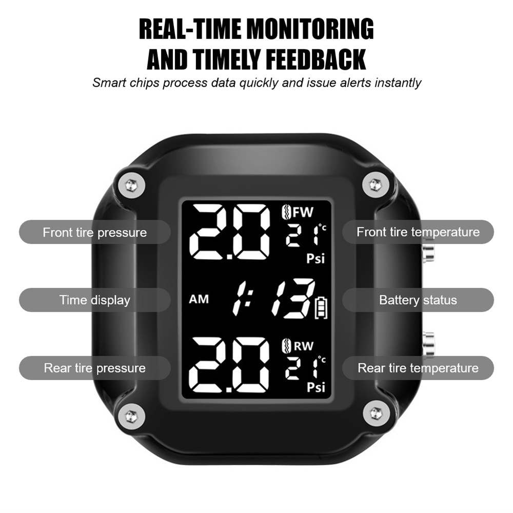 Motosiklet TPMS, QC 3.0 Hızlı  - Tire Pressure Monitor incelemesi ve fiyatı