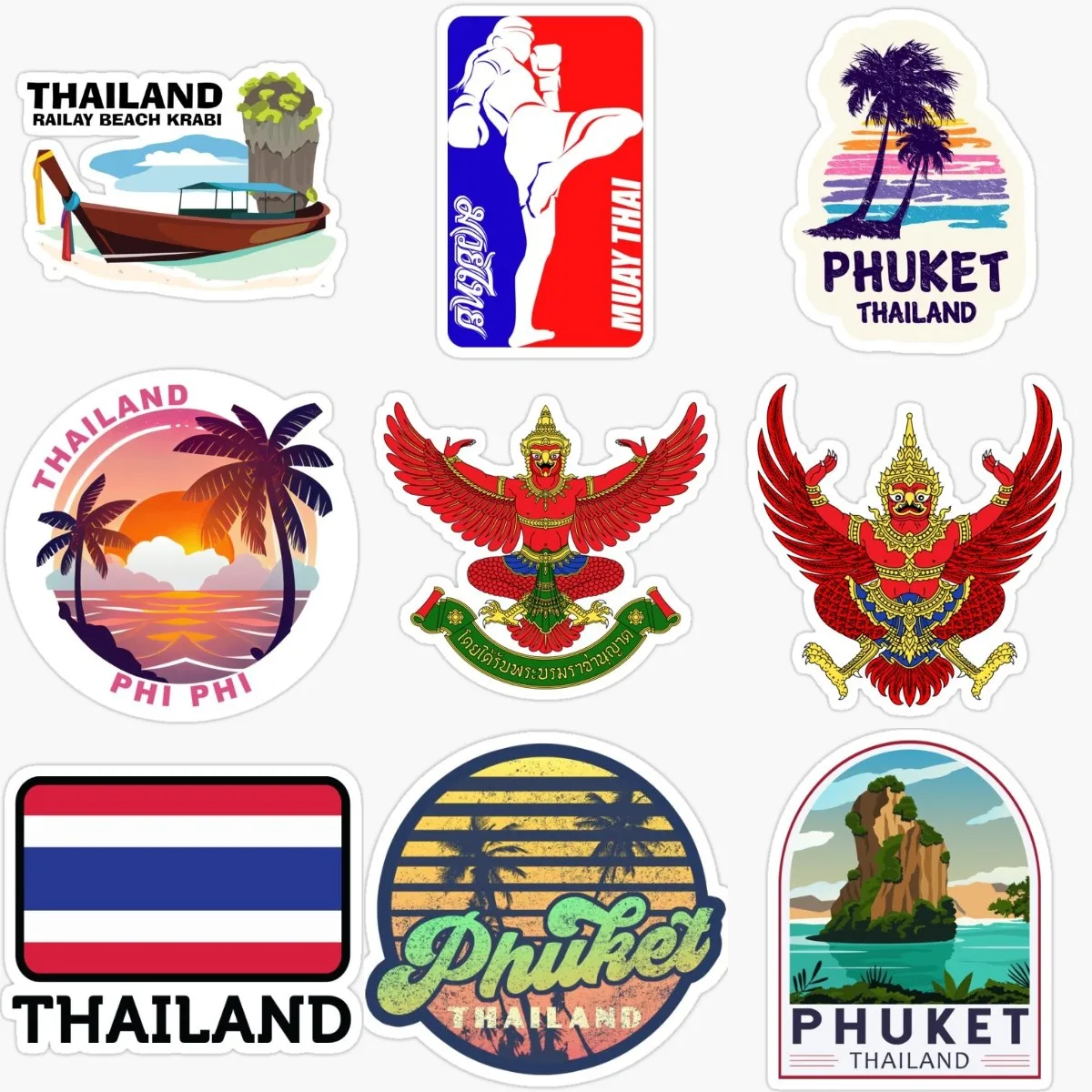 T Tayland Bayrağı Manzara Ambl - Car Accessories Thailand incelemesi ve fiyatı