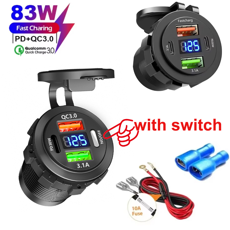 QC 3.0 PD30W Çift USB Hızlı Ar - Car Accessories Thailand incelemesi ve fiyatı