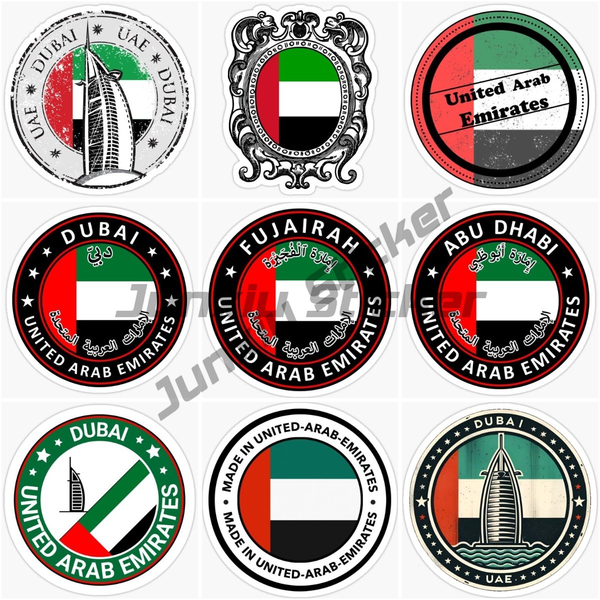 BAE Dubai Dairesel Ulusal Bayr - Car Accessories Dubai incelemesi ve fiyatı