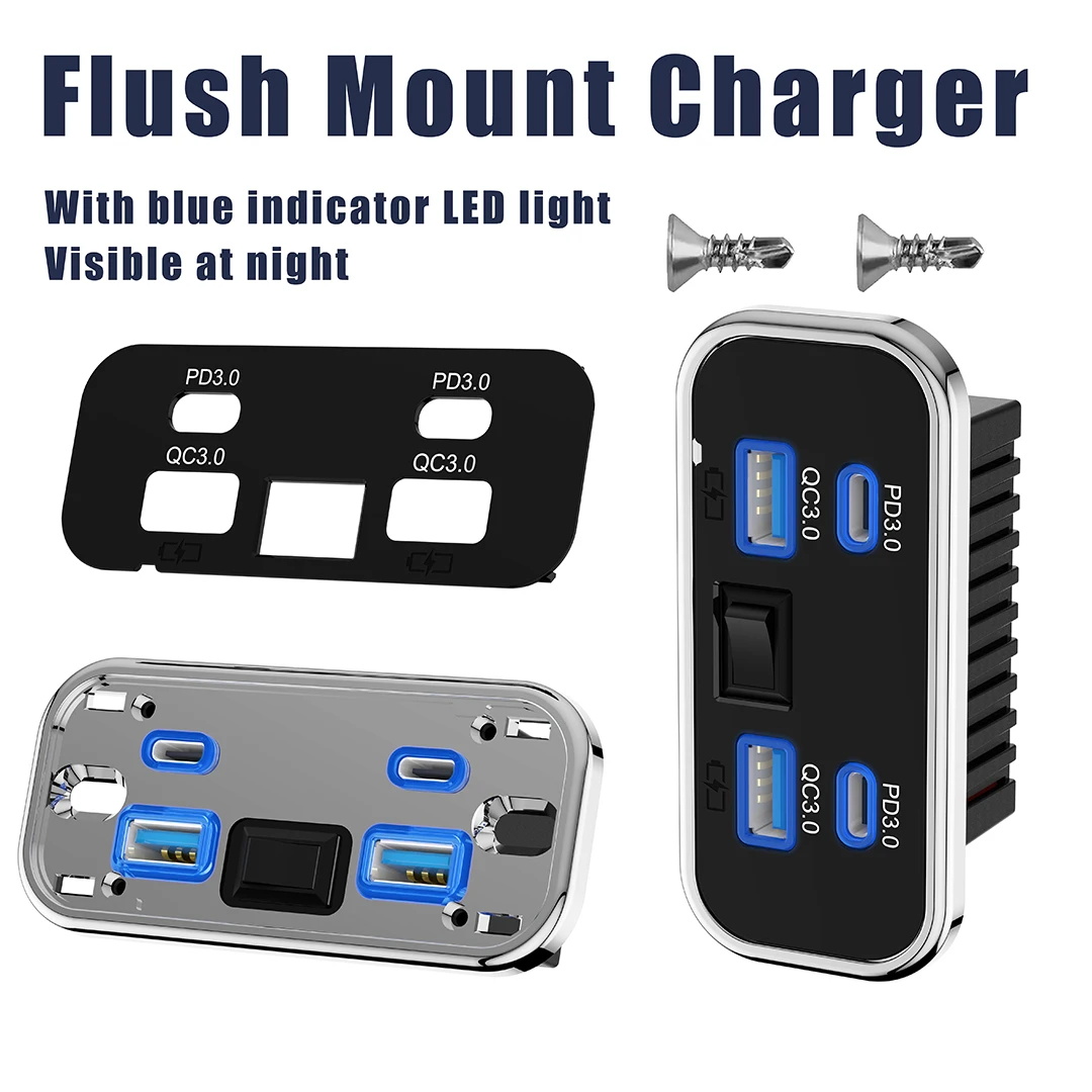 76W Çift PD Çift QC3.0 Tip C U - Car Accessories Thailand incelemesi ve fiyatı