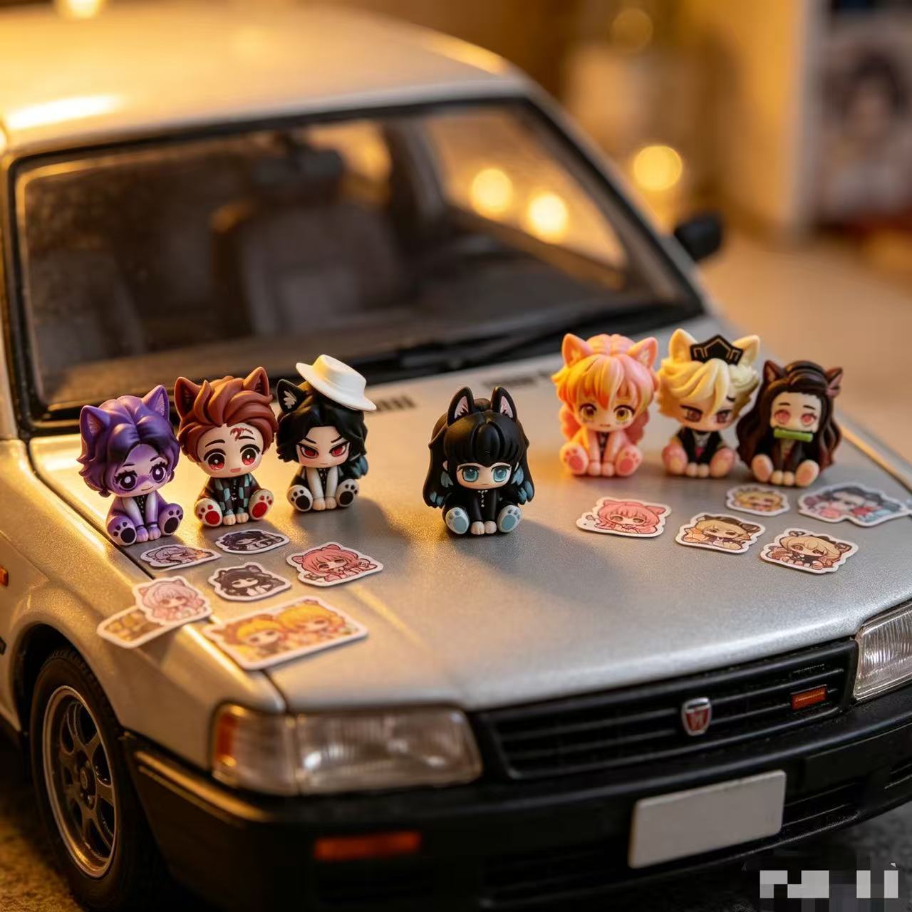 Demon Slayer Sevimli Chibi Fig - Car Accessories Etsy incelemesi ve fiyatı