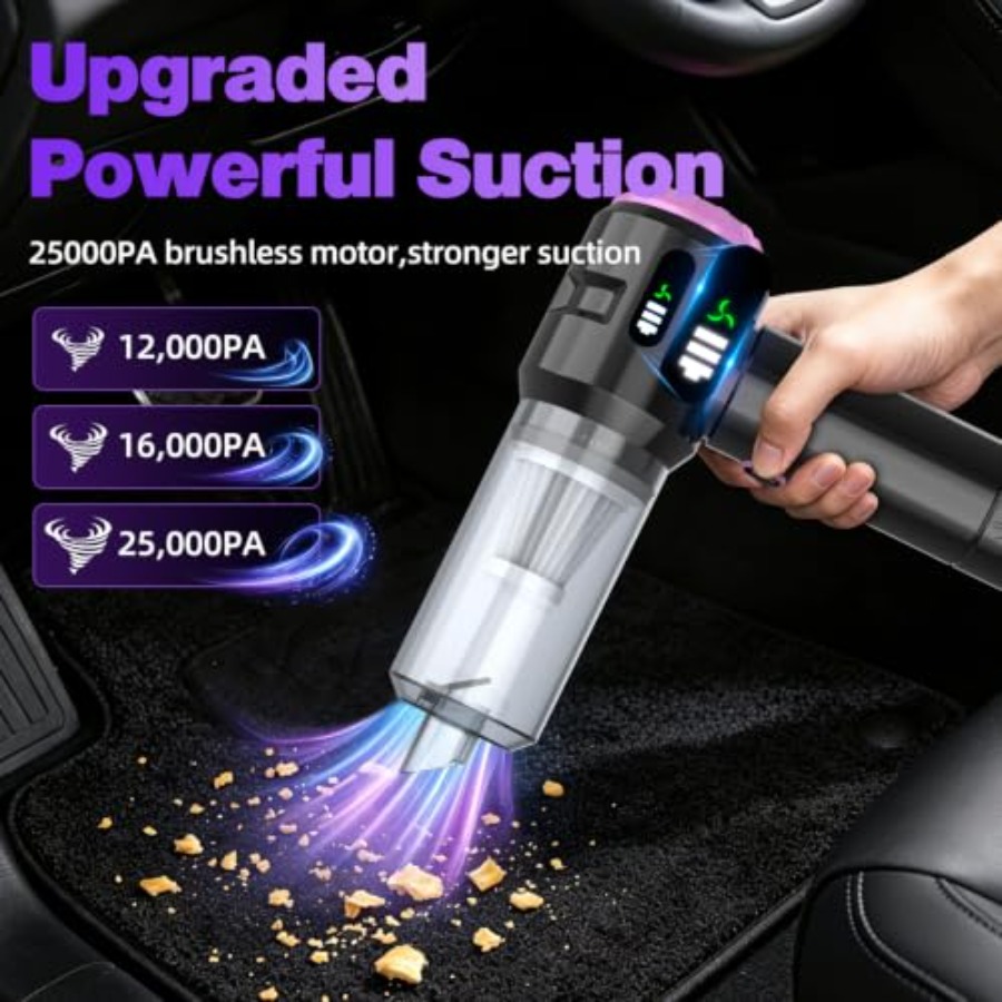 Araba, ev, ofis, mutfak için e - Car Vacuum Cleaner incelemesi ve fiyatı