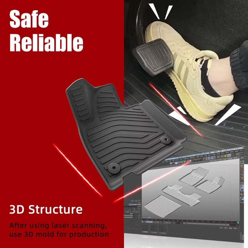 Zeekr 001 2023-2024 için Arka  - Car Floor Mat Rubber incelemesi ve fiyatı