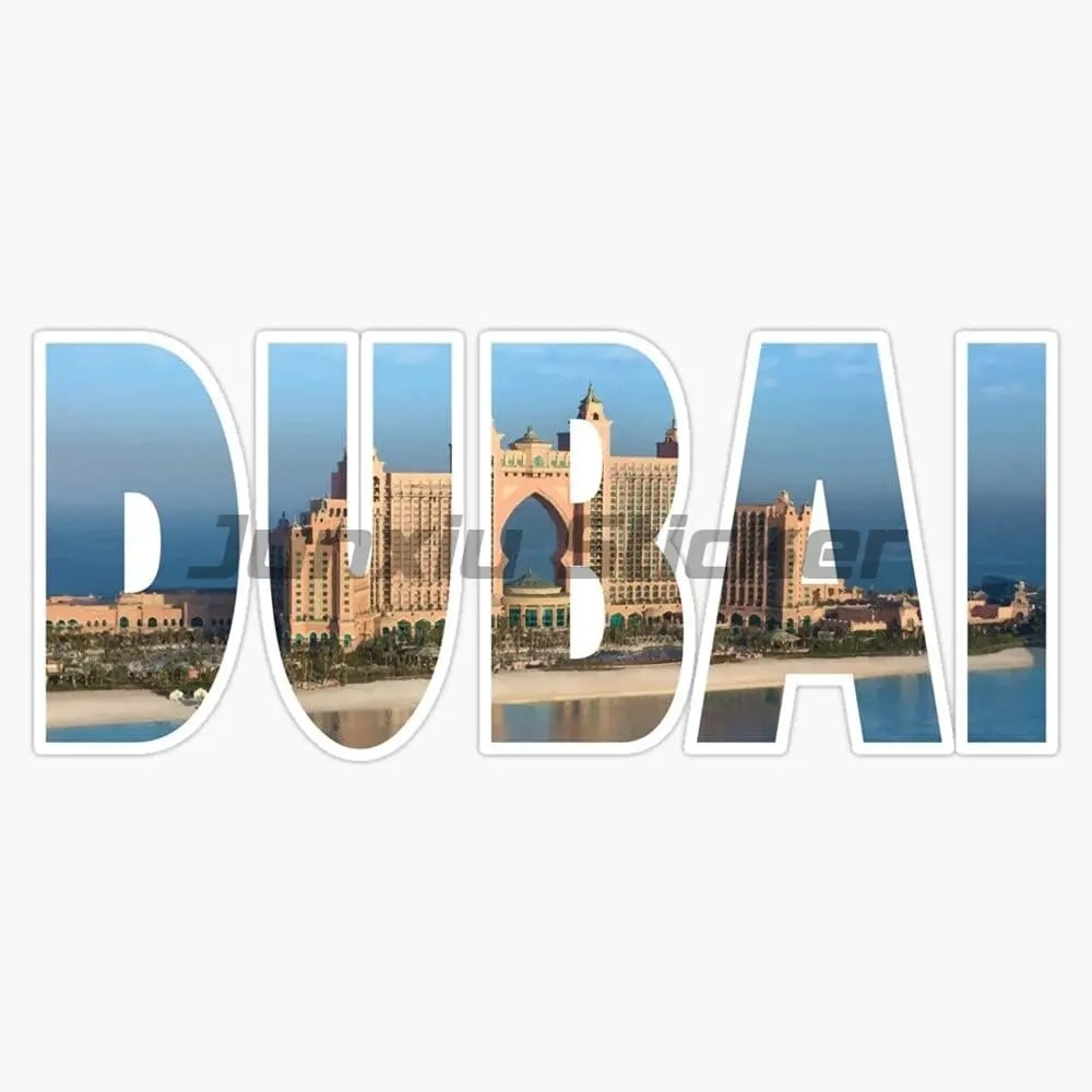 Dubai ülke bayrağı vinil motos - Car Accessories Dubai incelemesi ve fiyatı
