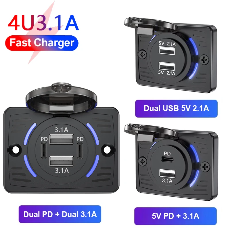 12V-24V Çift USB QC3.0 PD 3.1A - Car Accessories Thailand incelemesi ve fiyatı