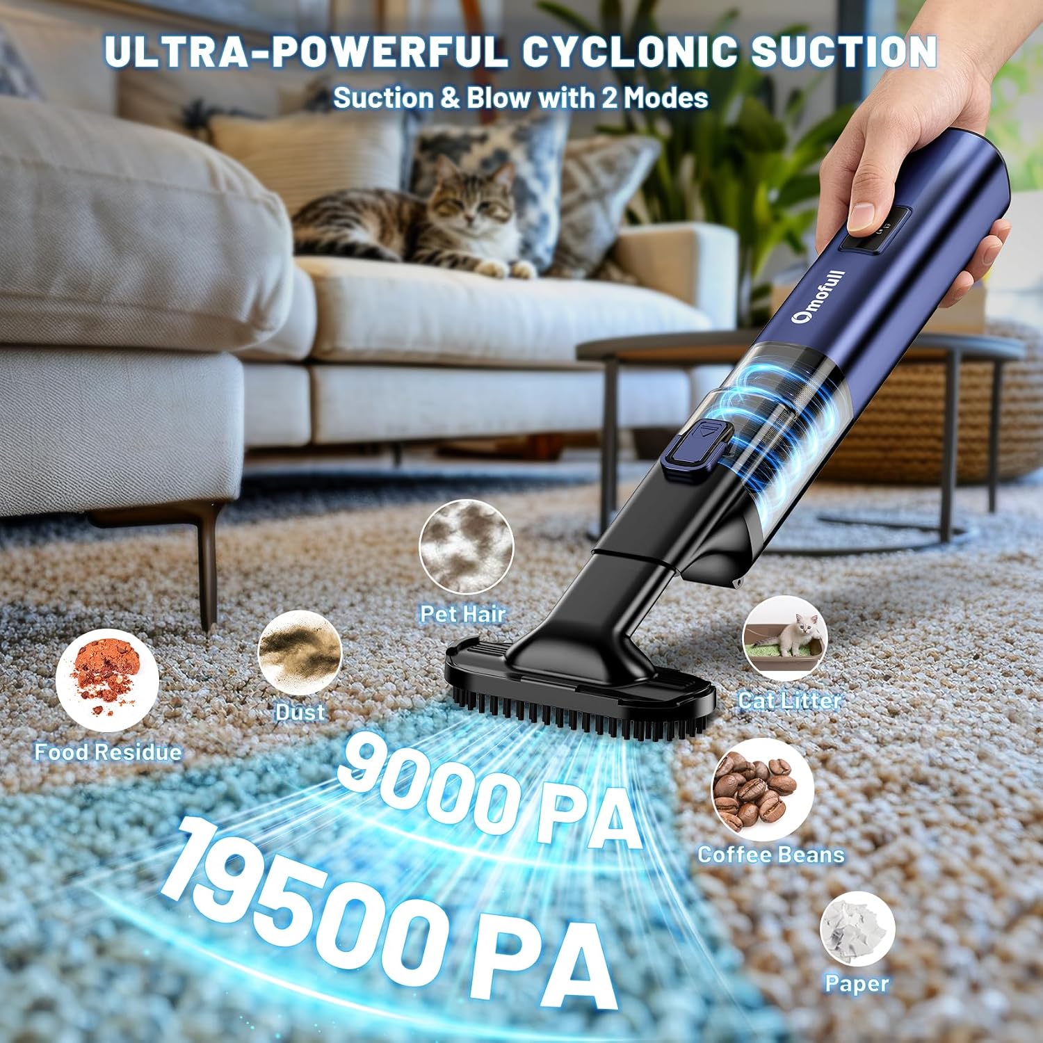 19500Pa 4'ü 1 Arada Kablosuz E - Car Vacuum Cleaner incelemesi ve fiyatı
