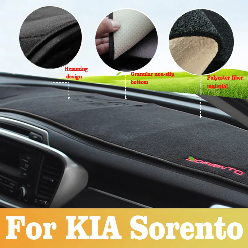 Kia Sorento 2015 ~ 2024 için a - Car Anti-Slip Dashboard Mat incelemesi ve fiyatı