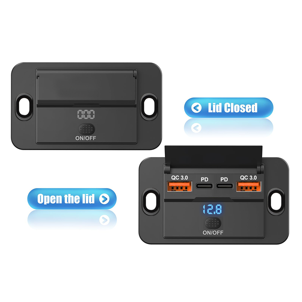 12V Rv Tip C Güç Anahtarlı Usb - Car Accessories Thailand incelemesi ve fiyatı