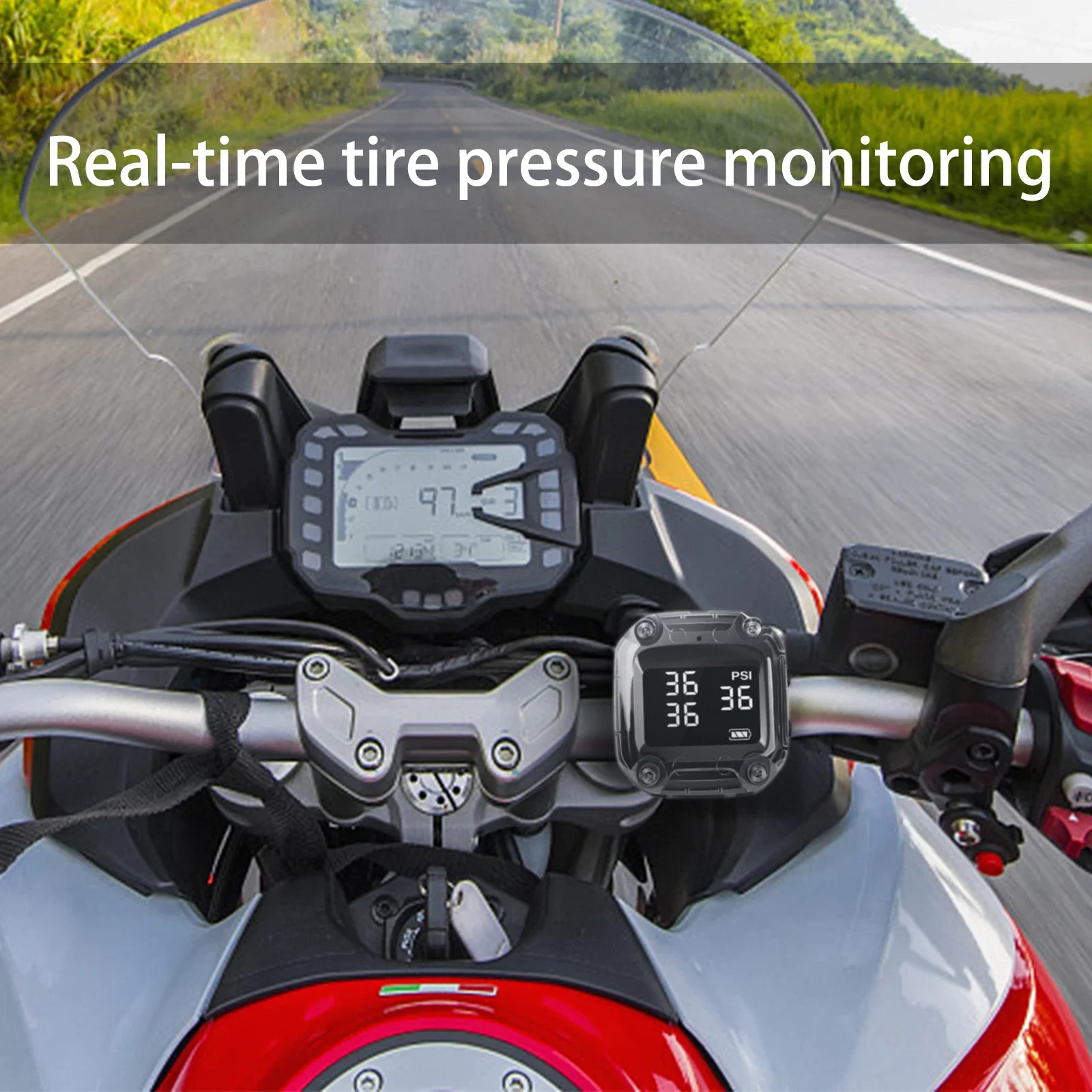 Motosiklet kablosuz lastik bas - Tire Pressure Monitor incelemesi ve fiyatı